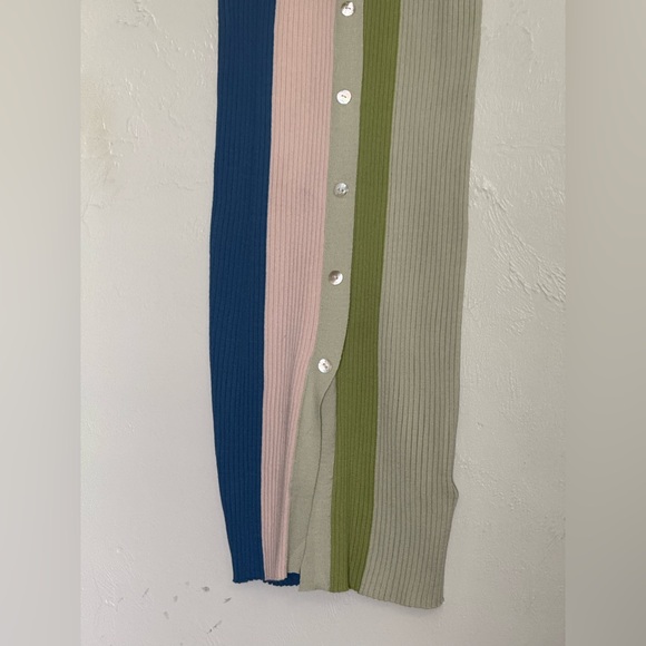 CIDER | Multi-Colored Fitted Maxi Dress - Picture 4 of 5